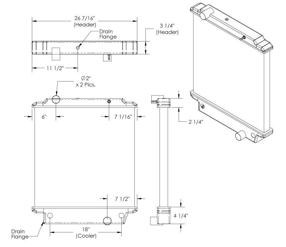 Pacific radiator langley